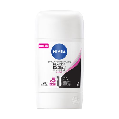 Desodorante Nivea Barra Black White Women 50 Ml Bdf