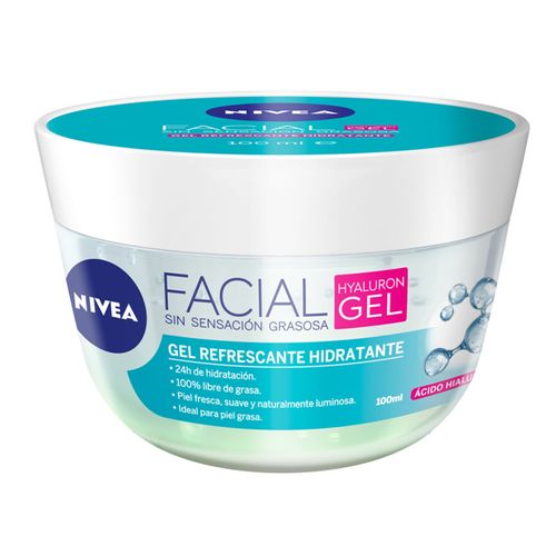 Crema Nivea Cuidado Hyaluron Gel Frasco X 100 Ml Bdf