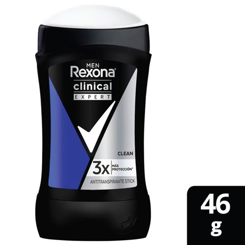 Desodorante Rexona Clinical Expert Clean Men 46 Gr Unilever
