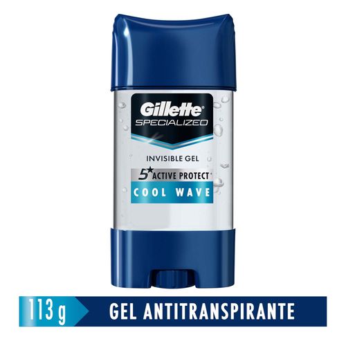 Gel Antitranspirante Gillette Specialized Cool Wave X 113 Gr
