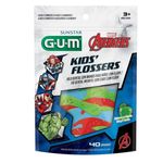 Fio Dental Flosser Advengers 40 Unidades Gum