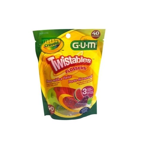 Flossers Crayola Twistables Bolsa 40 Unidades Gum