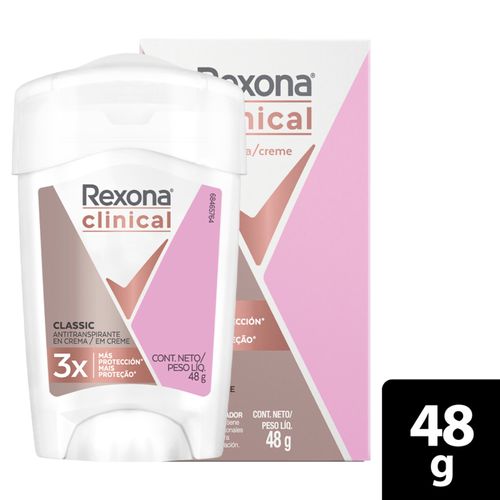 Desodorante Rexona Barra Clinical Clásico Women 48 Gr Unilever