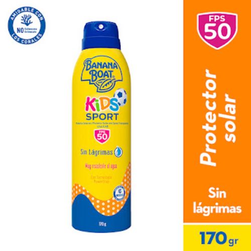 Protector Solar Banana Board Kids Sports Spray Spf 50 170 Gr Edgewell
