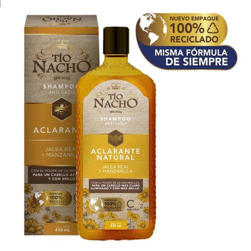 Shampoo Tío Nacho Manzanilla Frasco X 415 Ml Genomma