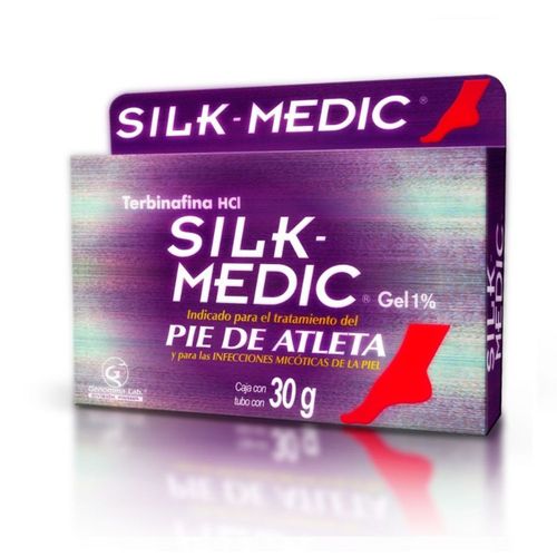 Silk Medic Terbinafina Clorhidrato 0.01 Tubo X 30 Gel Tópico Genomma