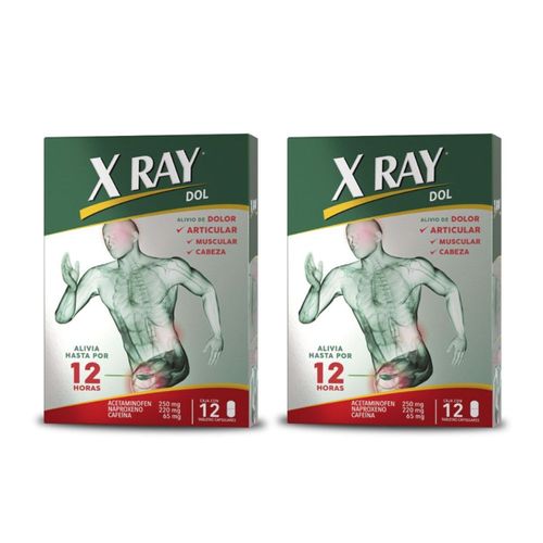 X Ray Dol 2 Caja X 12 Tabletas Genomma