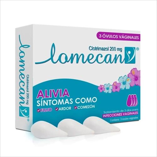 Lomecan Clotrimazol Óvulos Precio Especial Genomma