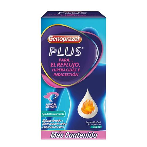 Genoprazol Plus Solución Oral Frasco X 350 Ml Genomma