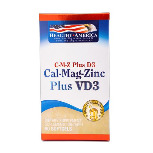 Cal-Mag-Zinc Plus Vd3 90 Cápsulas Healthy
