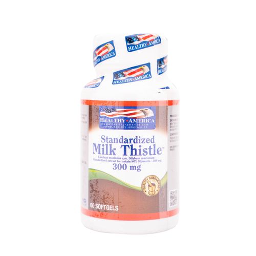 Milk Thistle 300 Mg 60 Cápsulas Blanda Healthy