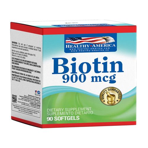 Biotin 900 Mcg Frasco X 90 Tabletas Healthy