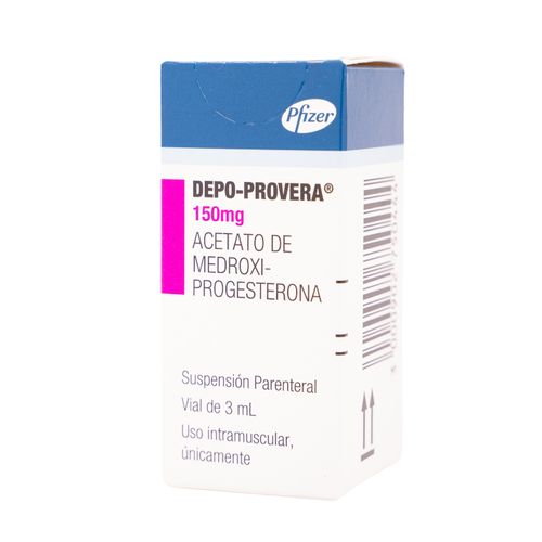 Depo Provera Inyectable 150 Ml 3 Caja X 1 Ampollas Suspensión Pfizer