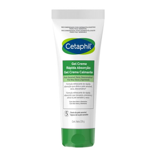 Crema En Gel Cetaphil Calmante Con Aloe Vera Y Alantoína Tubo X 226 Ml