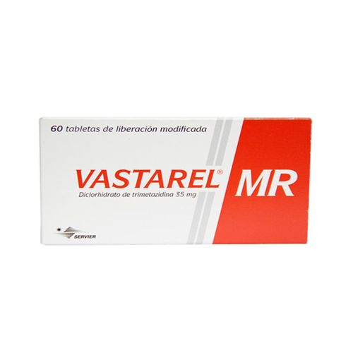 Vastarel Mr Trimetazidina Clorhidrato 35 Mg Caja X 60 Tabletas Servier