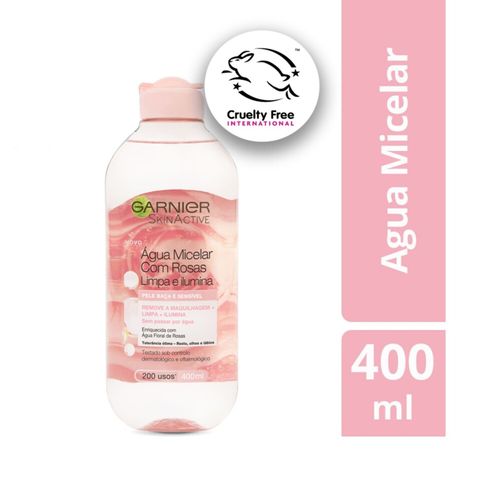 Agua Micelar Agua De Rosas Skin Active Frasco X 400 Ml Loreal