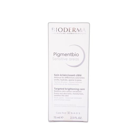 Crema Bioderma Pigmentbio Sensitive Areas Frasco X 75Ml
