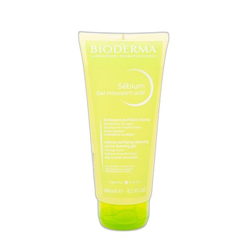 Gel Limpiador Sebium Bioderma Moussant Actif Tubo X 200Ml