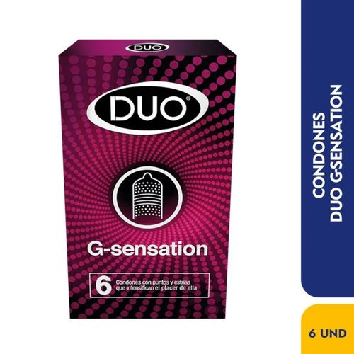 Preservativo Sanamed Duo G-Se Caja X 6 Und Bdf