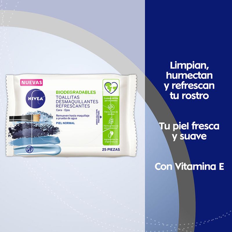 Toallitas Desmaquillantes Nivea x 25 Und