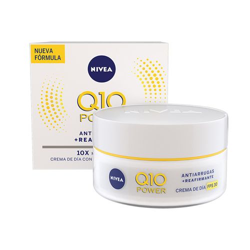 Crema Nivea Visag Antiedad Q10 Plus Día Frasco X 50 Ml Bdf
