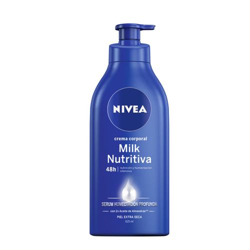 Crema Nivea Body Milk Piel Extra Seca Frasco X 625 Ml Bdf