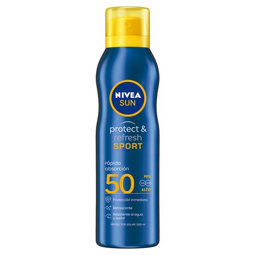 Bloqueador Nivea Sun Protect Refresh Fps 50 200 Ml Solución Tópica Bdf