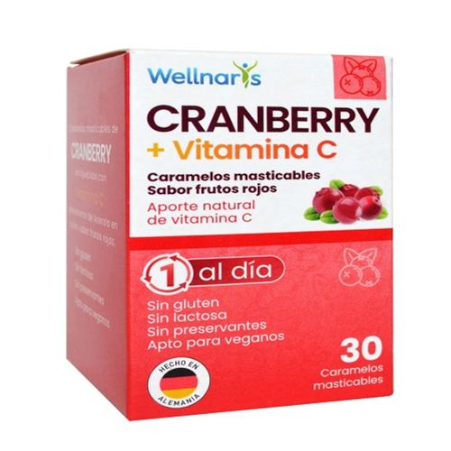 Caramelos Cranberry + Vitamina C 30 Cápsulas Pharmaris