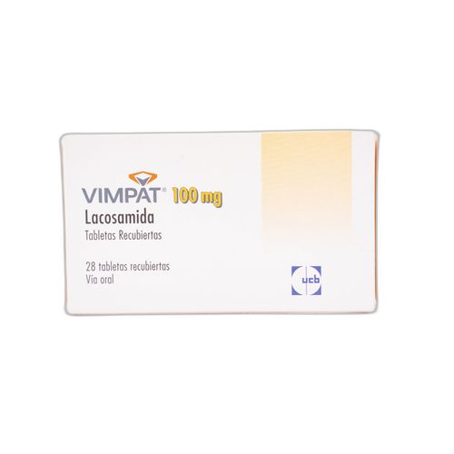 Vimpat Lacosamida 100 Mg Caja X 28 Comprimidos Biopas