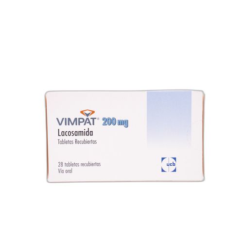 Vimpat Lacosamida 200 Mg Caja X 28 Comprimidos Biopas
