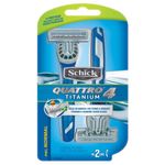 Máquina Schick Quattro Titanium 1 Unidad