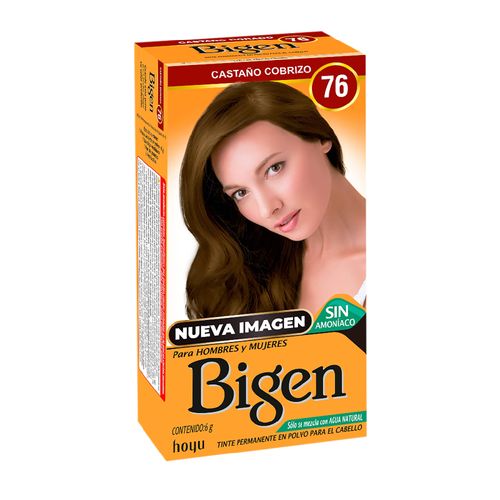 Tinte Bigen Castaño Cobrizo # 76 Gr