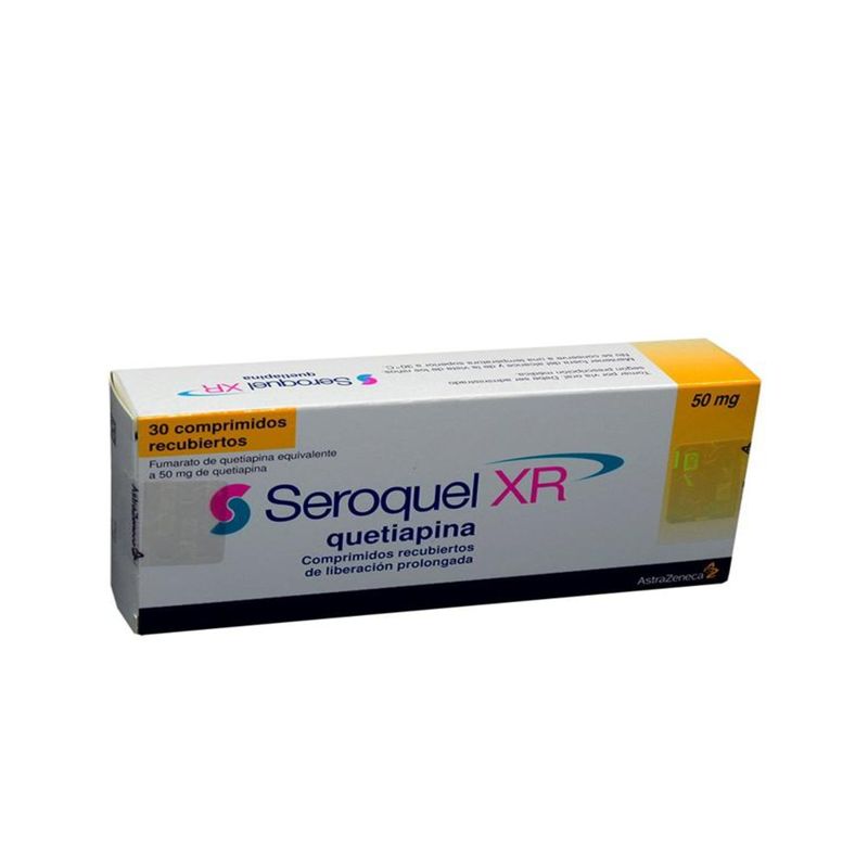 Seroquel XR Pro Quetiapina 50 mg 30 Tab