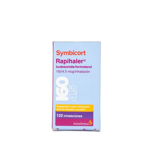 Symbicort Rapihaler 160 Mcg / 4.5 Mcg Suspensión Para Inhalación Zeneca