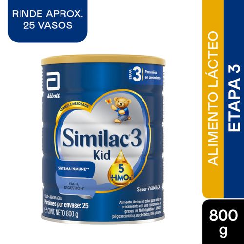 Similac 3 Kid 5Hmo 800 Gr Polvo Abbott
