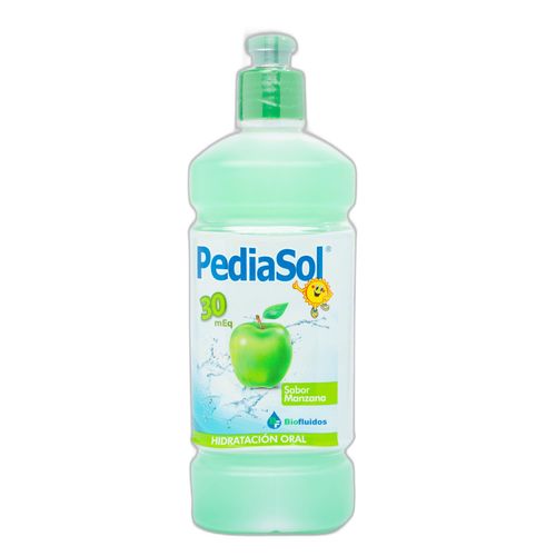 Pediasol 30 Manzana Frasco X 500 Ml Solución Oral Quibi