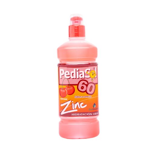 Pediasol 60 Zinc Cereza Frasco X 500 Ml Solución Oral Quibi