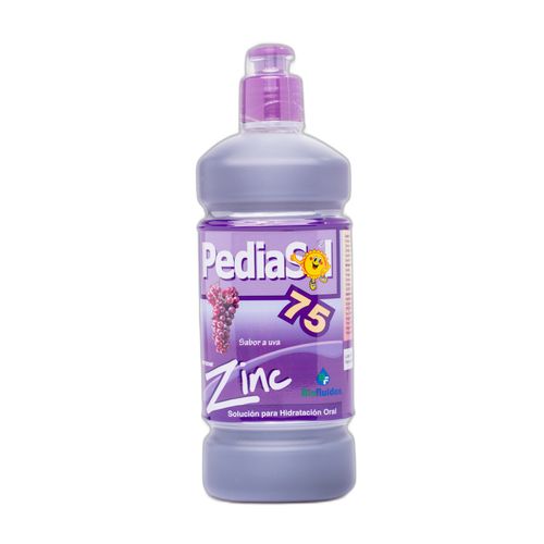Pediasol 75 Zinc Uva Frasco X 500 Ml Solución Oral Quibi