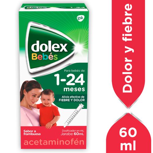 Dolex Bebes Jarabe 32 Mg/Ml Frasco X 60 Ml