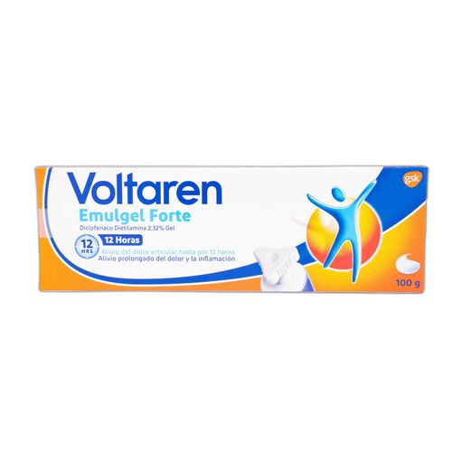 Voltaren Forte 12 Horas Diclofenaco Dietilamonio 2% Tubo X 100 Gr Gel Gsk