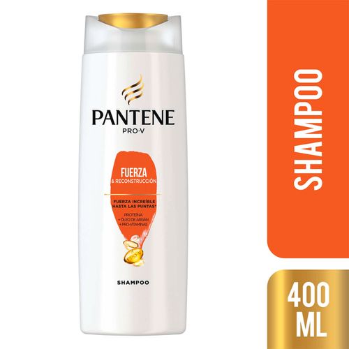 Shampoo Pantene Fuerza Recostrucción Frasco X 400 Ml Procter