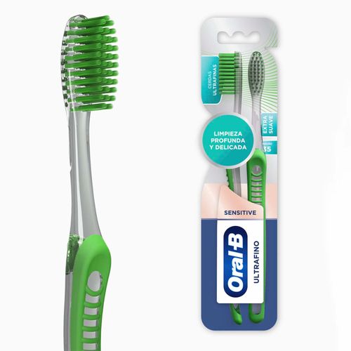 Cepillo De Dientes Oral B Ultra Fino 35 Suave 2 Unidades P&G