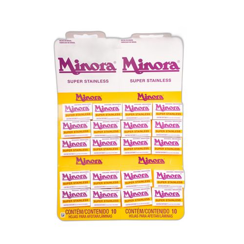 Cuchilla Minora Caja X 5 Hojas Tira X 20 P&G