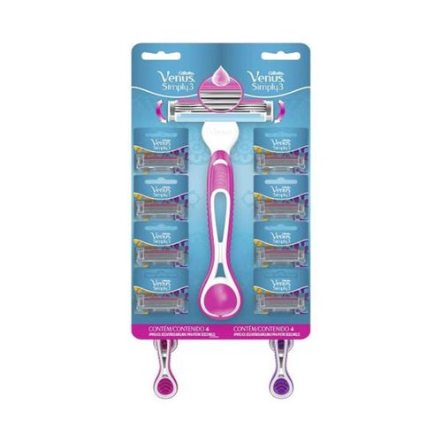 Máquina De Afeitar Prestobarba Excel 3 8 Hombre + 4 Venus Mujer Procter
