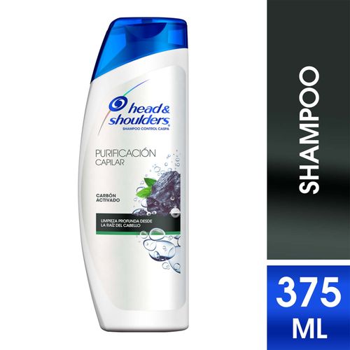 Shampoo H&S Carbón Activado Frasco X 375 Ml P&G