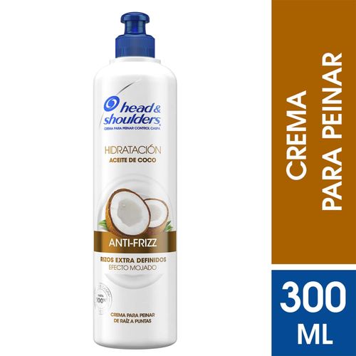 Crema Para Peinar H&S Coconut Frasco X 300 Ml P&G