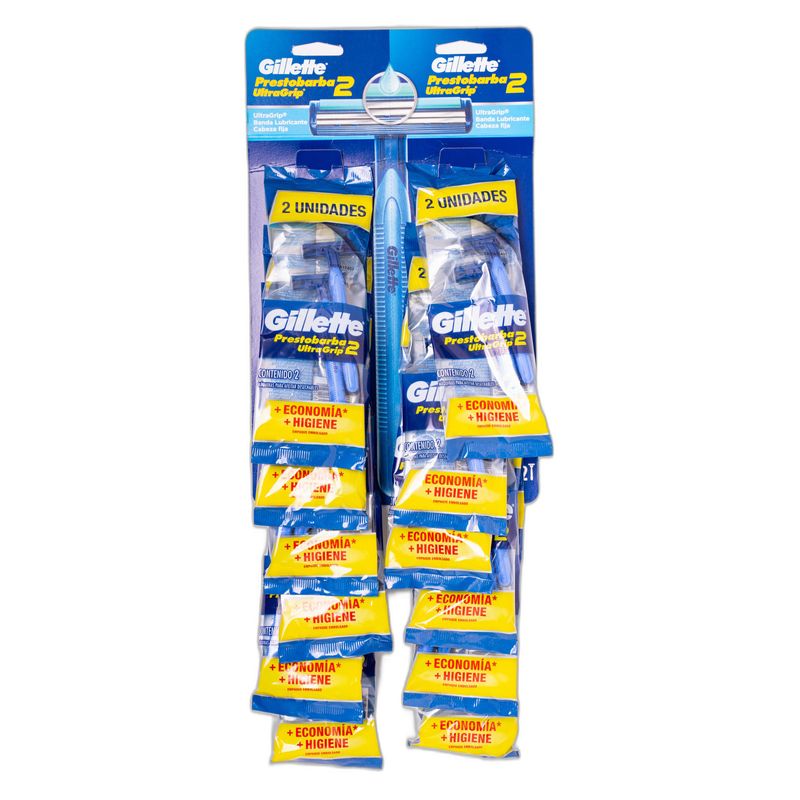 Prestobarba Ultragrip Caja x 24 Unidades