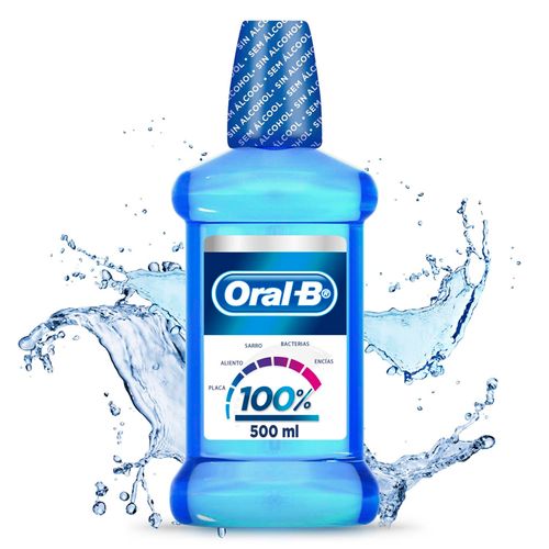 Enjuague Oral B 100% Single Frasco X 500 Ml P&G