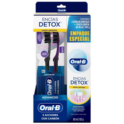 Crema Dental Oral B 3D White + Cepillo Oral B 2 Unidades 102 Gr P&G