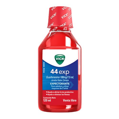 Jarabe Vick 44 Expectorante Sabor Cereza Jarabe X 120 Ml Procter